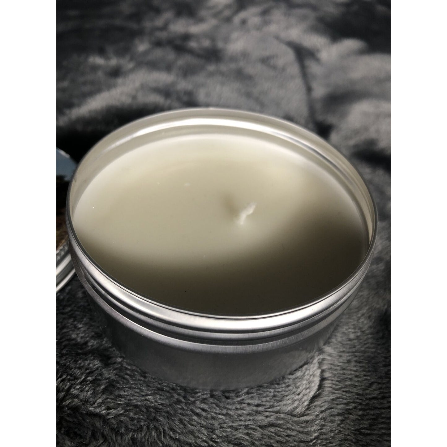 Hand Poured Coconut Soy Candle Ocean Cypress Scent 4 Ounce Tin
