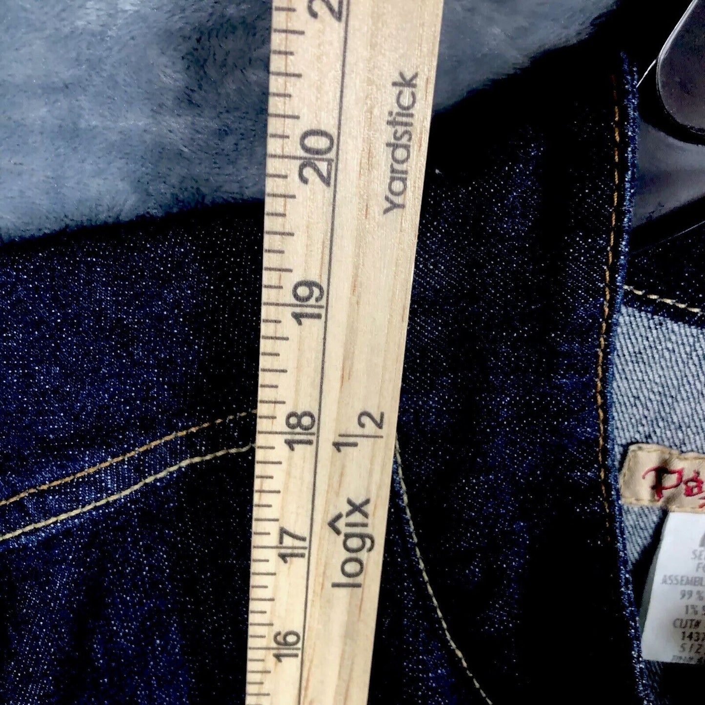 Vintage Paris Blues Woman’s Charcoal Denim Jean Jacket Size 3