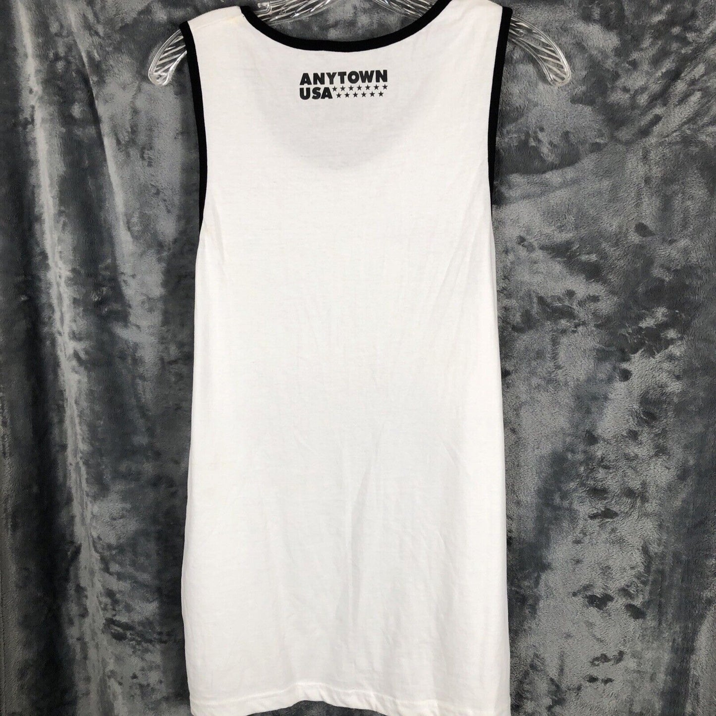 Bornfly Tank Top Mens Shirt White Gold Size Large