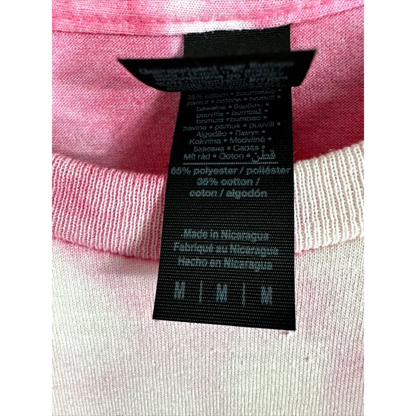 Glidden Shirt Peace Love And Coffee Women’s T-Shirt Pink Hippie Vibes Medium Top