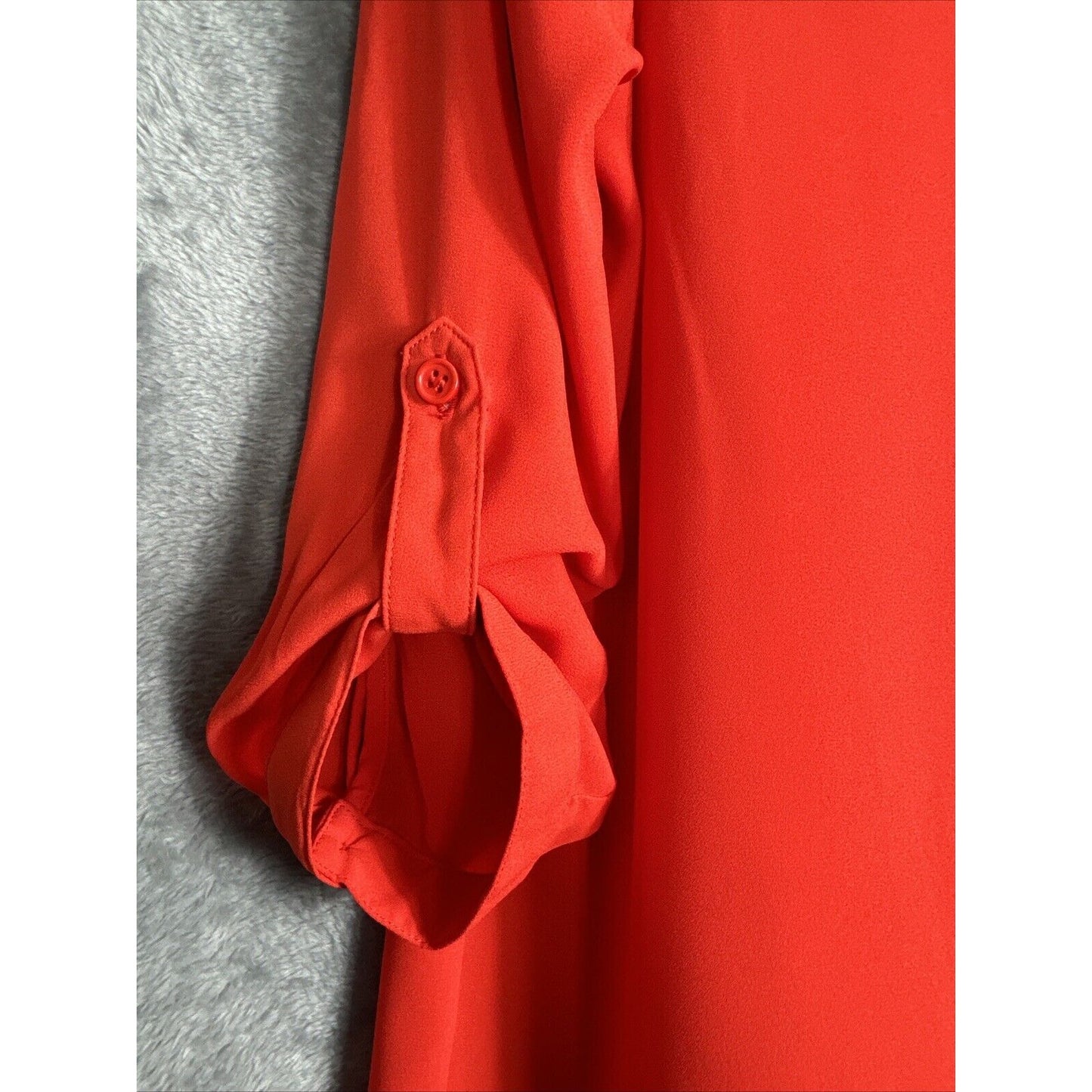 Roz & Ali Top Woman’s Small Red Blouse