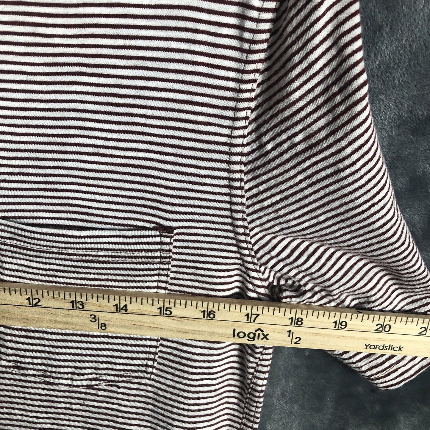 Great Northwest Clothing Company Short Sleeve Button Up Shirt Stripes Mens Small