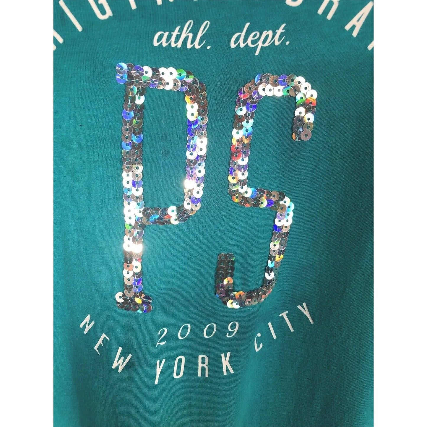 Aeropostale PST Shirt Girls Size 12 Sequined Ps New York City