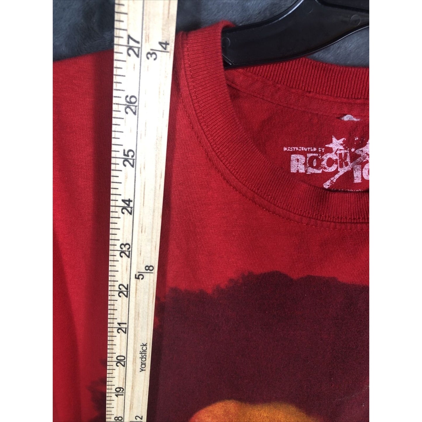 Vintage Bob Marley Rare Concert Shirt Rock Icons Retro Red T-Shirt Size Medium