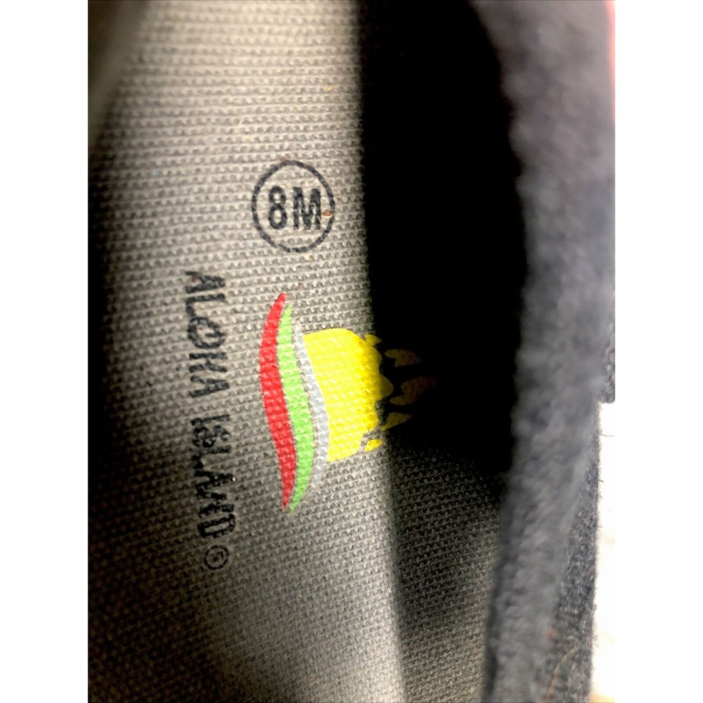 Aloha Island Shoes Woman’s Black Size 8 Casual Canvas Flats