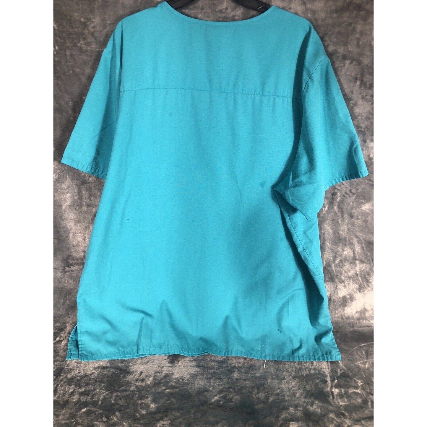 Cherokee Scrubs Unisex Workwear V Neck Scrub Shirt Blue/Green Medical Scrub Top