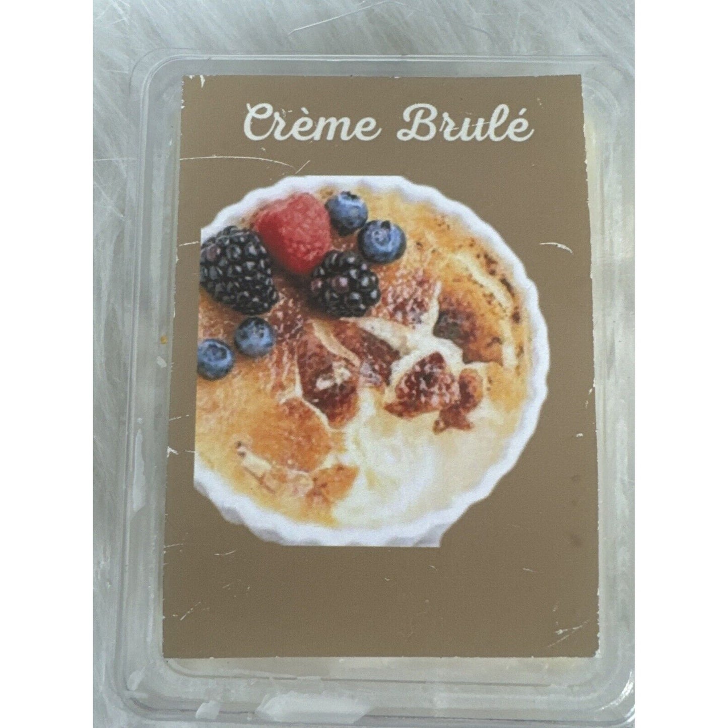 Wax melt Coconut Soy Blend Max Scent crème brûlée Fragrance Food Scents