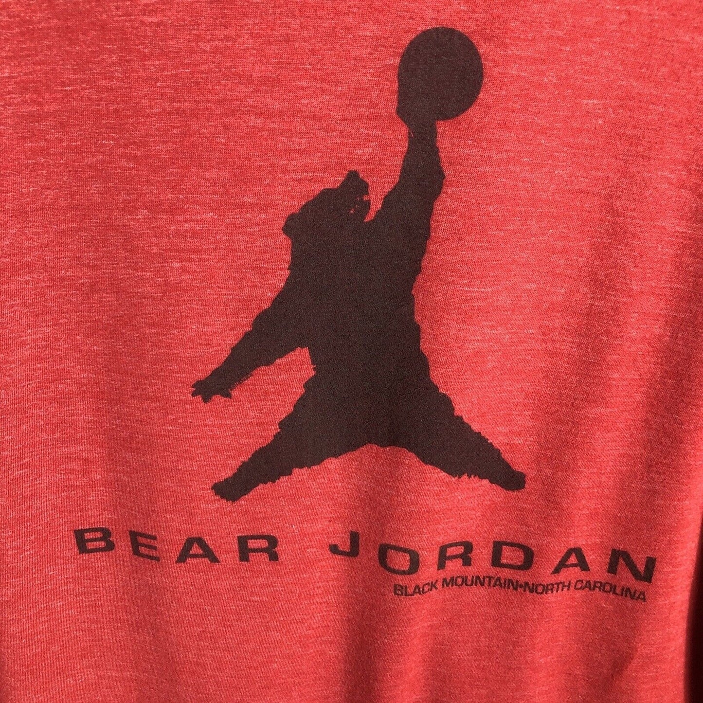 The Duck Company Bear Jordan Unisex Long Sleeve Shirt Black Mountain North Carolina 2x