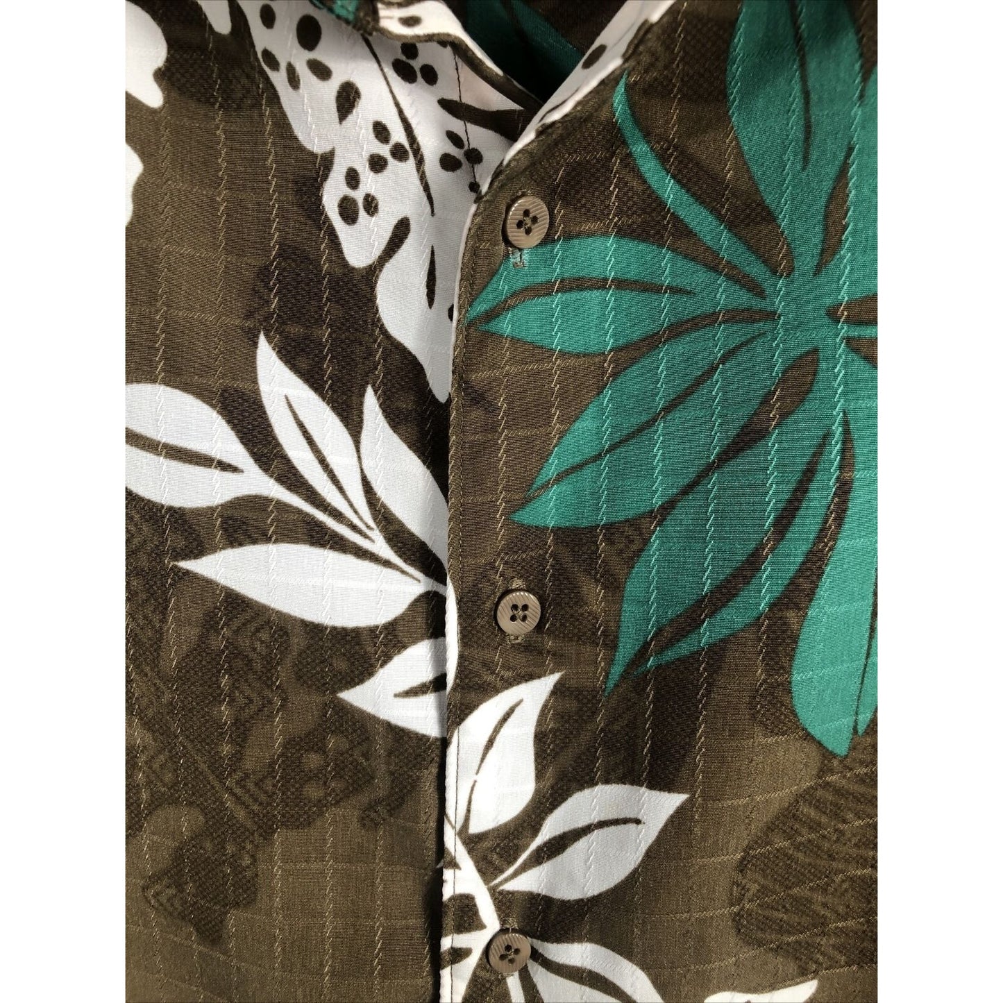 Havanera Hawaiian Shirt Men’s Floral Button Down Tropical Shirt Adult Medium