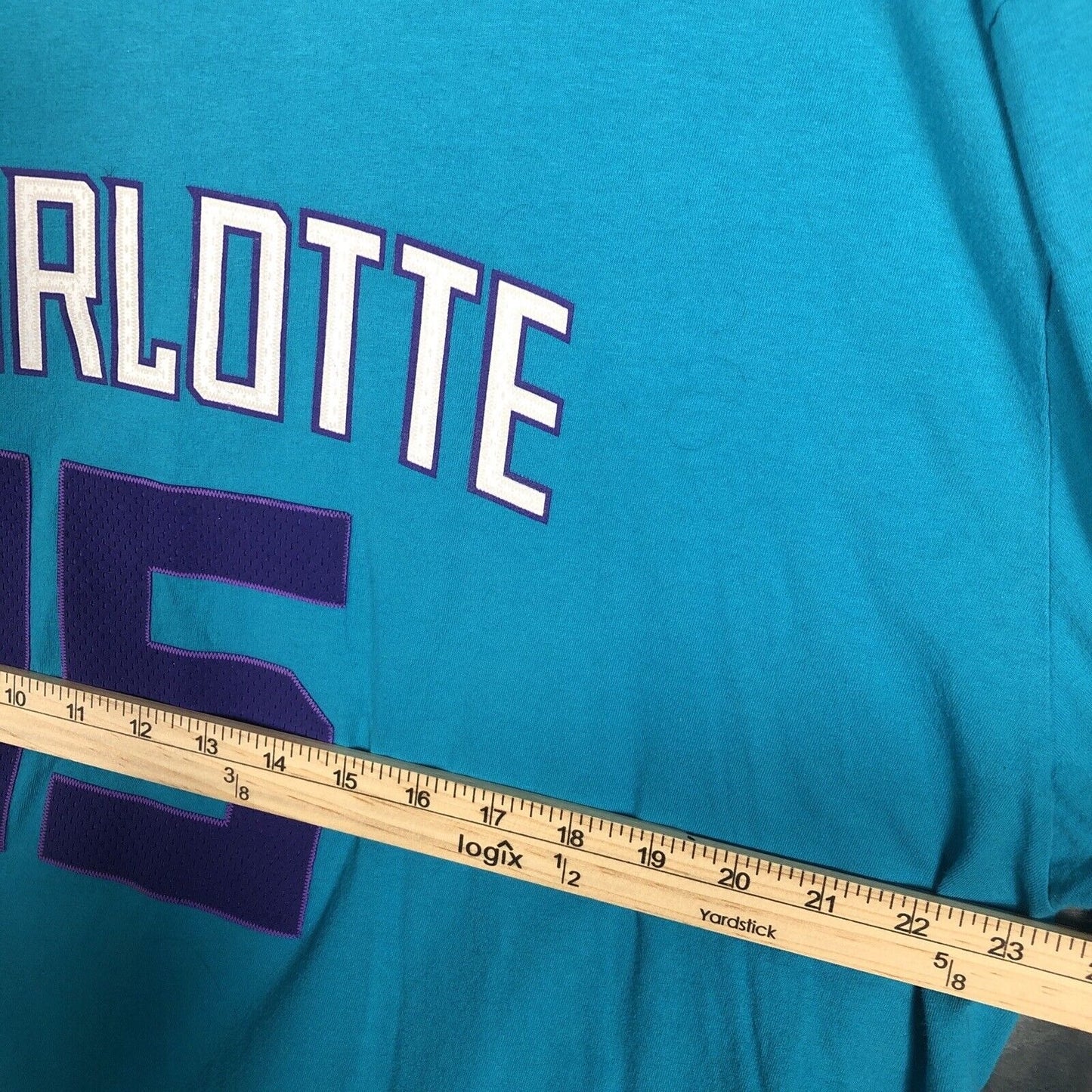 Adidas Charlotte Hornets Shirt Men’s Go To Tee Shirt XX Large NBA No 15 Walker