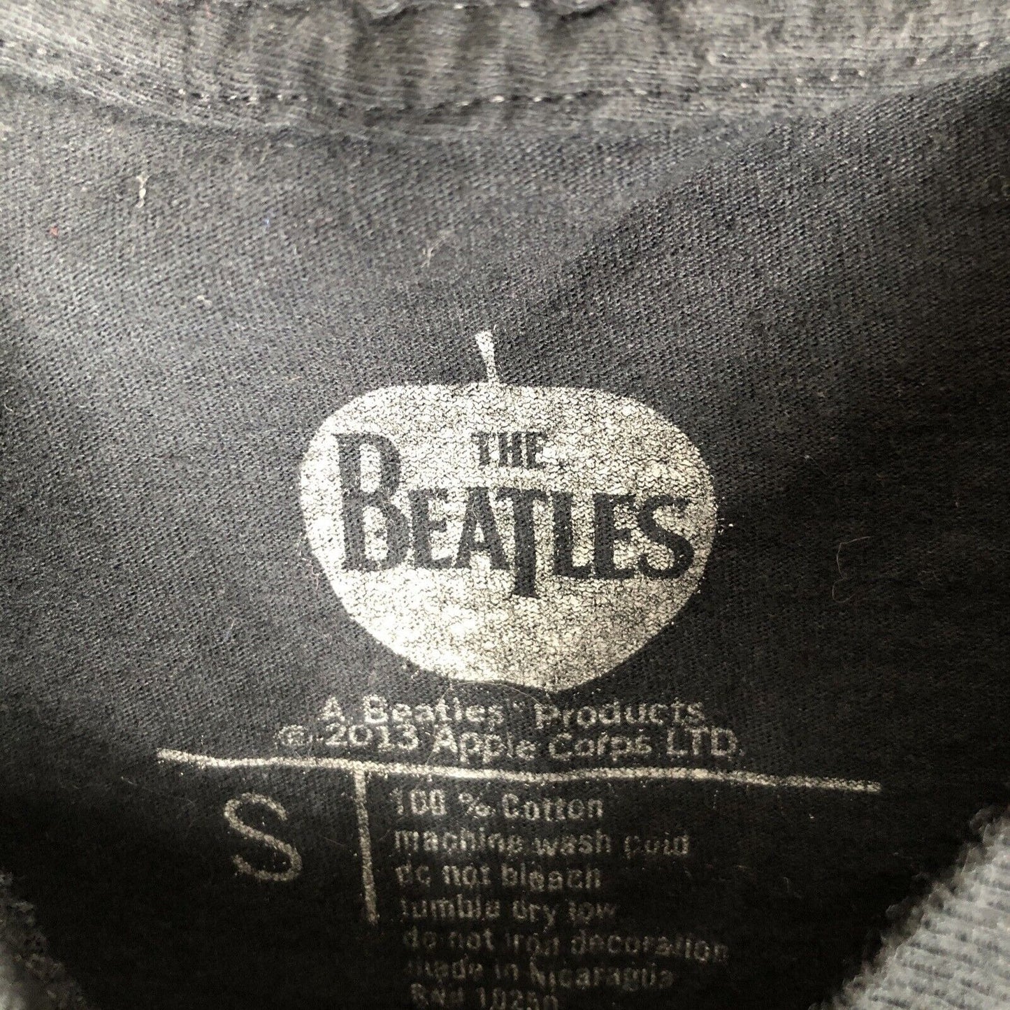 The Beatles T-Shirt Rock Band Tee Classic Rock Shirt Black Size Small Unisex