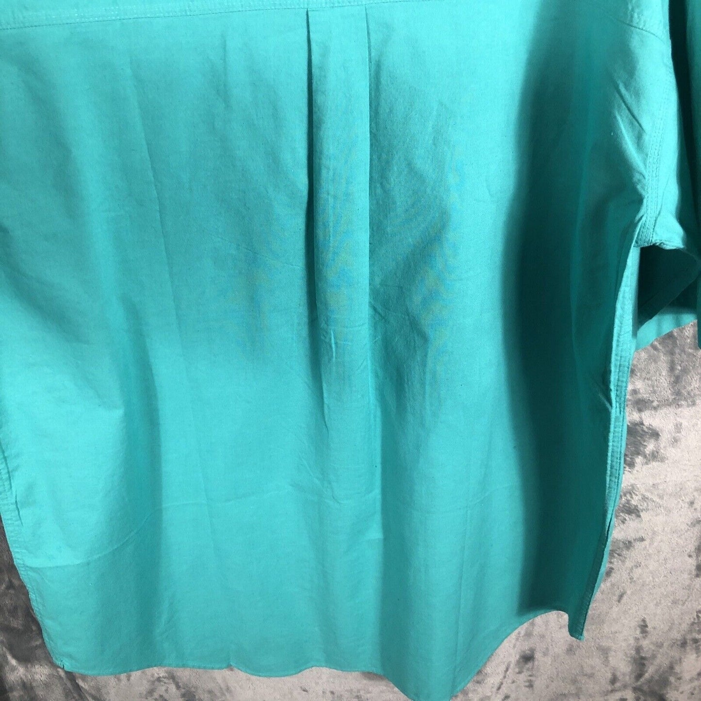 Introspect Men’s Shirt Button Up Large X Tall Marine Color Fishing Shirt