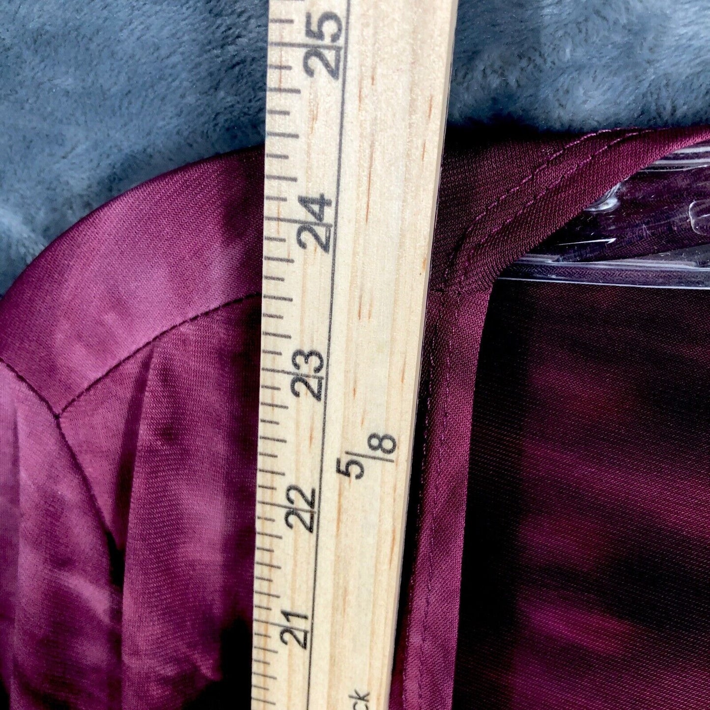 Kim Rogers Top Women’s Petite Small Burgundy Sequined Shirt