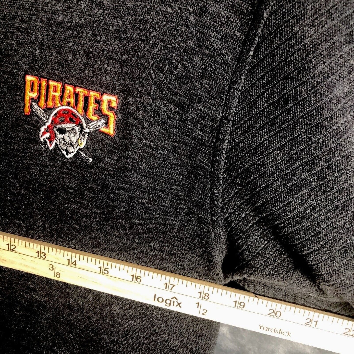 Antigua Golf Shirt Men’s Pirates Gray Adult Size Small