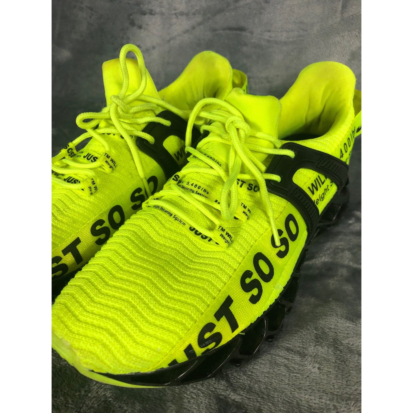 JUST SO SO Men's Shoes Non-Slip Athletic Sneakers Outdoor Sports Running Blade