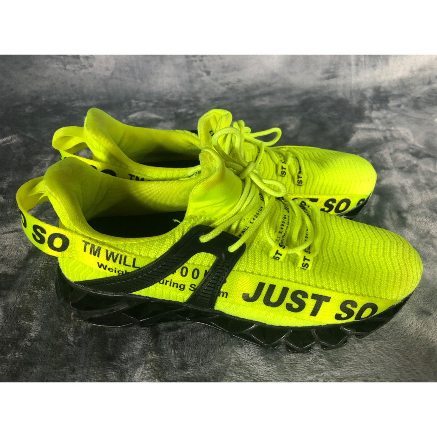JUST SO SO Men's Shoes Non-Slip Athletic Sneakers Outdoor Sports Running Blade
