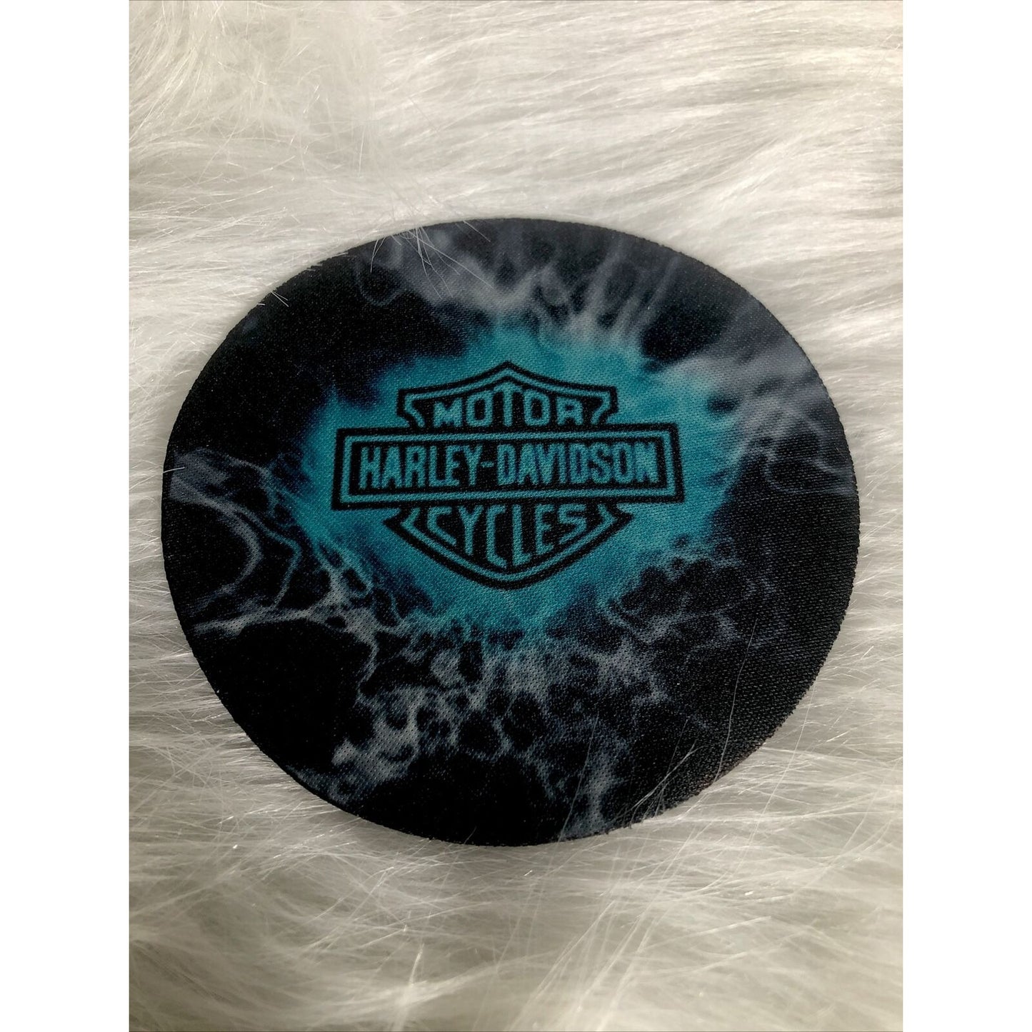 Harley Davidson Coasters 4 anti-skid Made Of high-quality diving material 4”