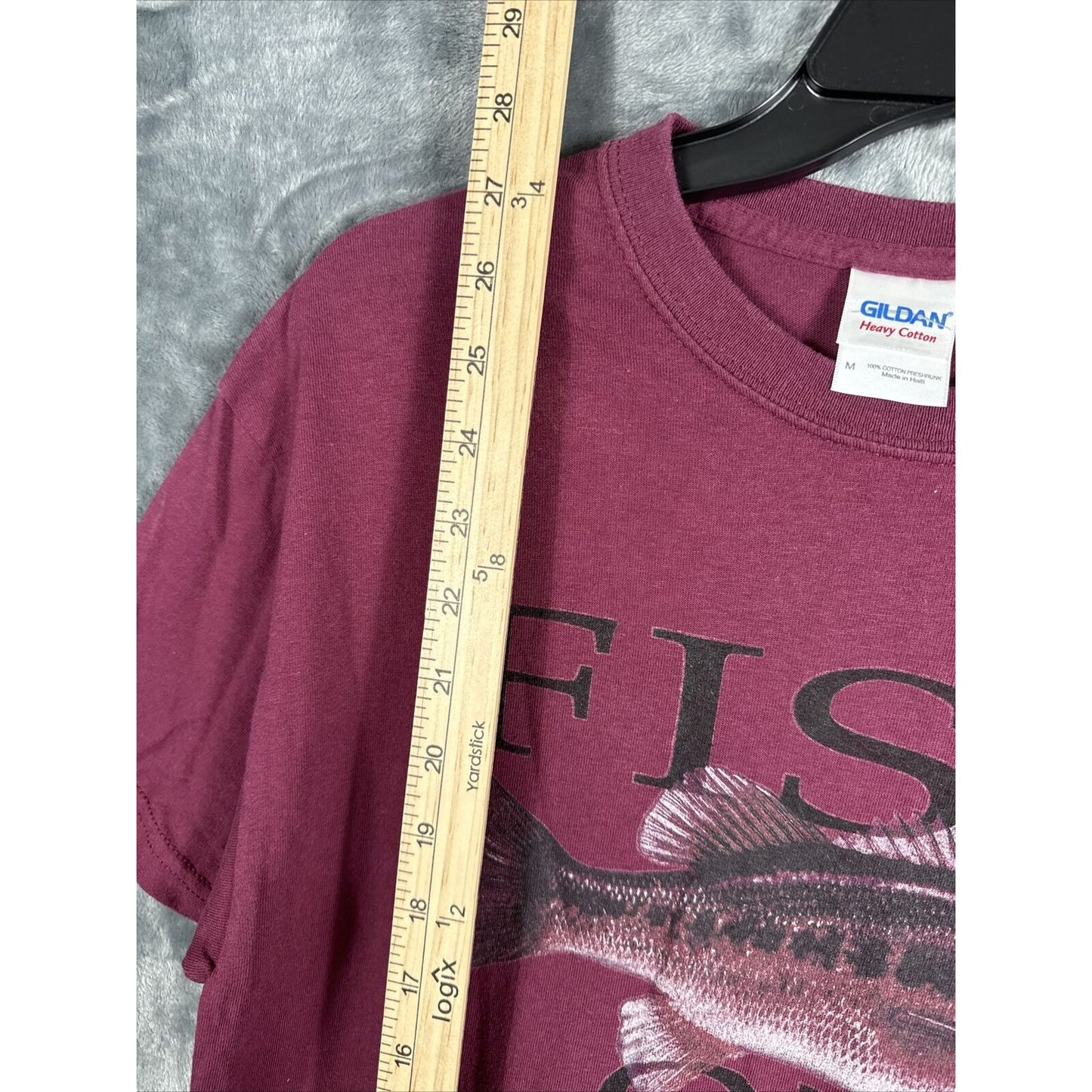Unisex Fishing Men's T-Shirt Fish or Cut Bait Size Adult Medium Woman's Shirt