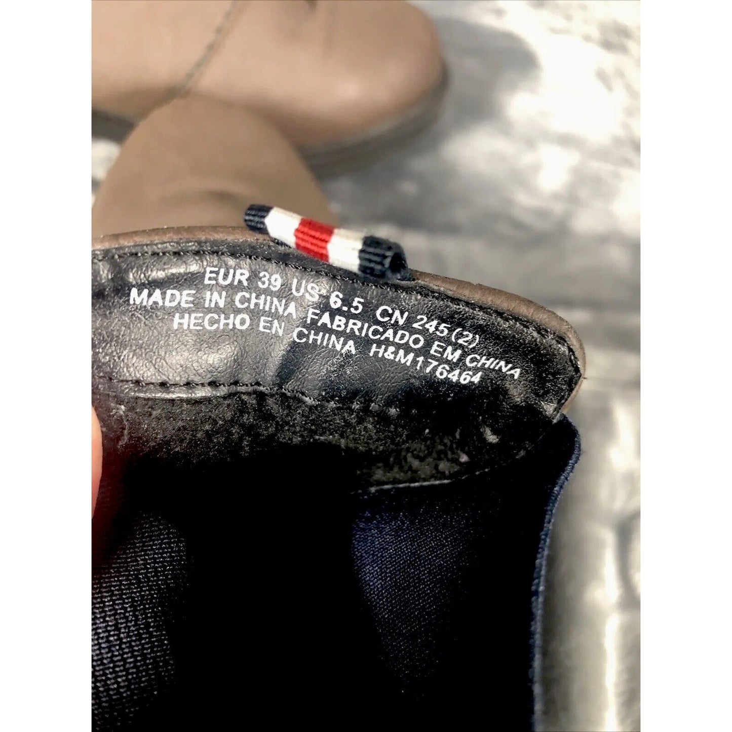 Chelsea Boots Men's Brown Suede Ankle Block Shoes Pull On Size 6 1/2