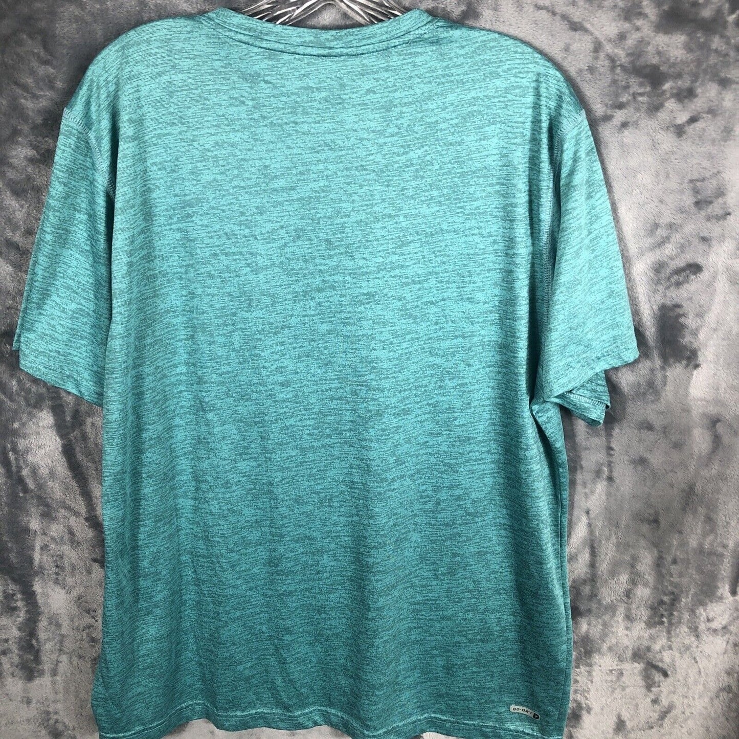 Old Navy Active Mens Green Heather Crew Neck Short Sleeve Activewear T Shirt M