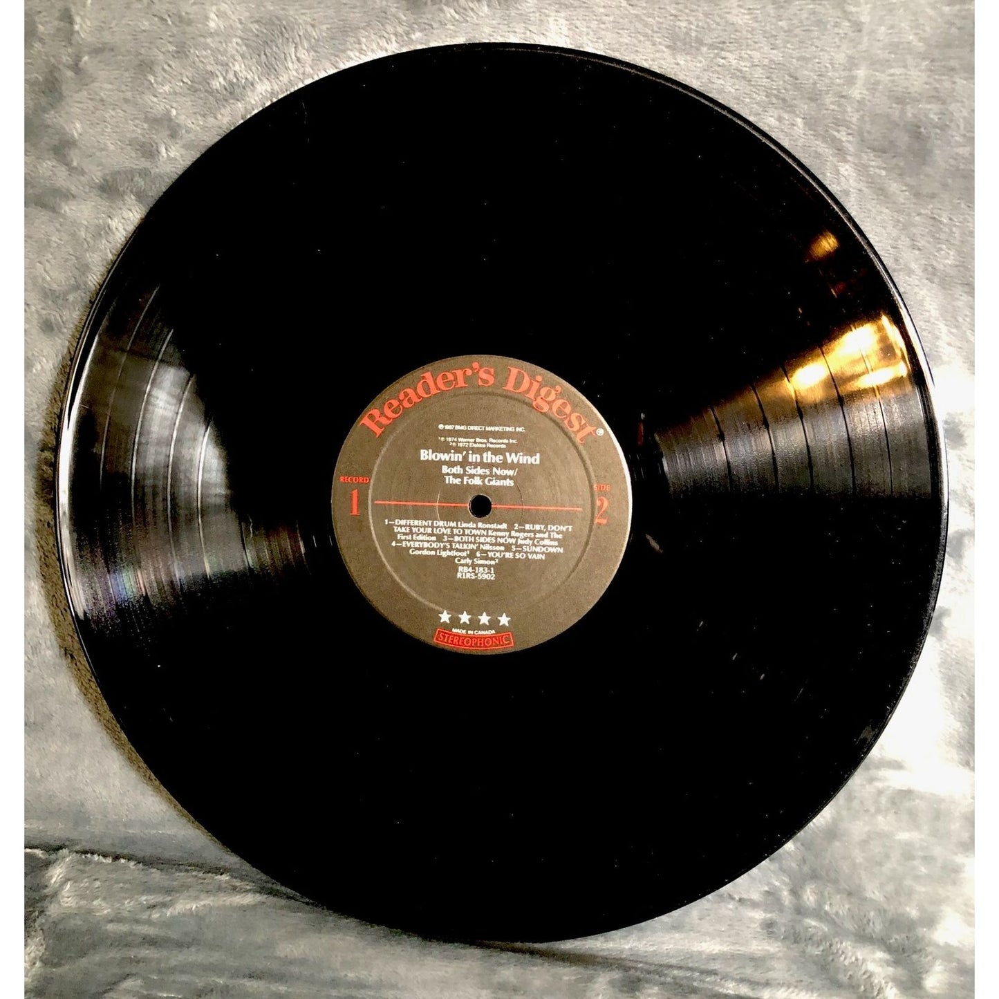 7 Record box set LP Blowin' In The Wind Reader's Digest +Booklet Insert Complete