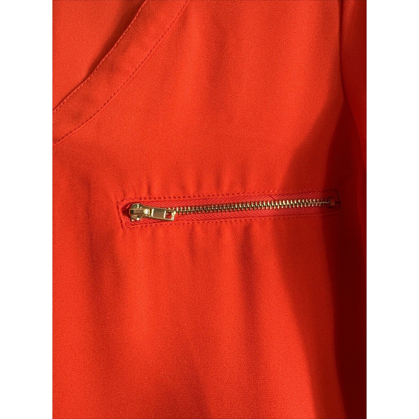 Roz & Ali Top Woman’s Small Red Blouse