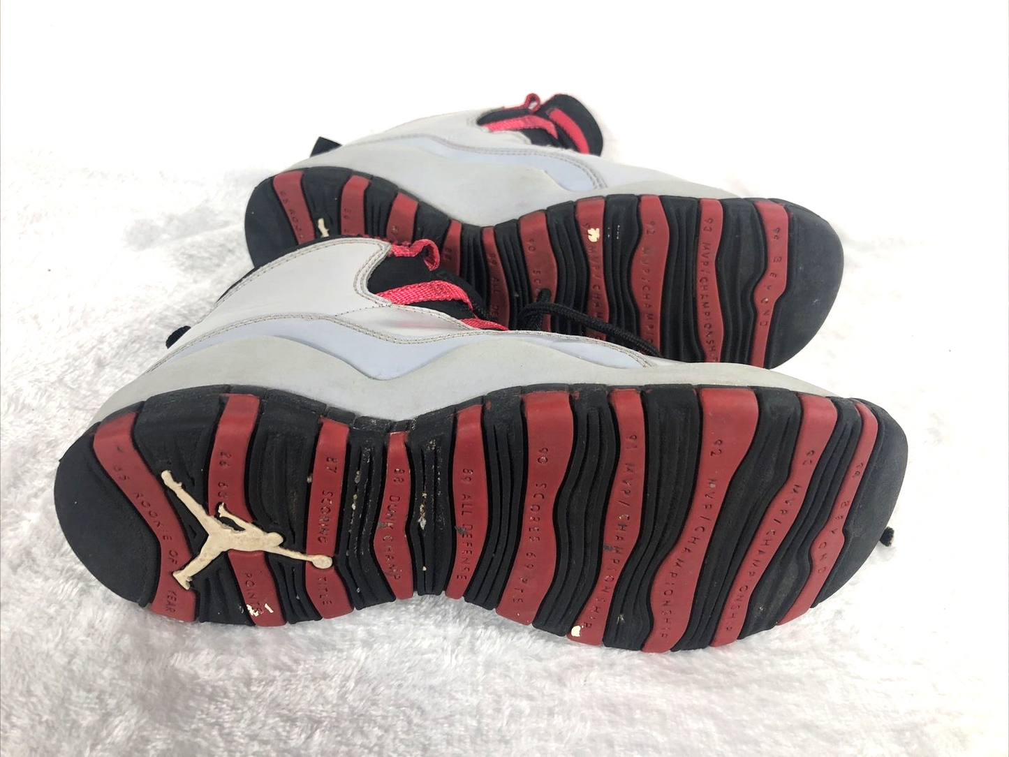 Air Jordan Boys Shoes Gray Sneakers Size 4 Youth