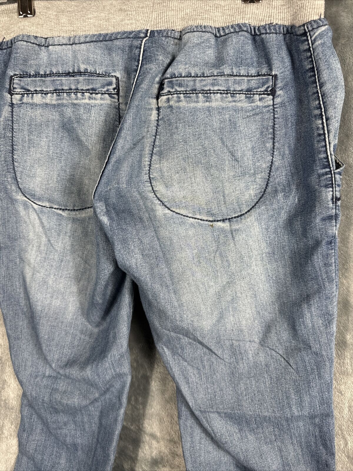 Rue 21 Pants Girls Small Distressed Soft Blue Joggers