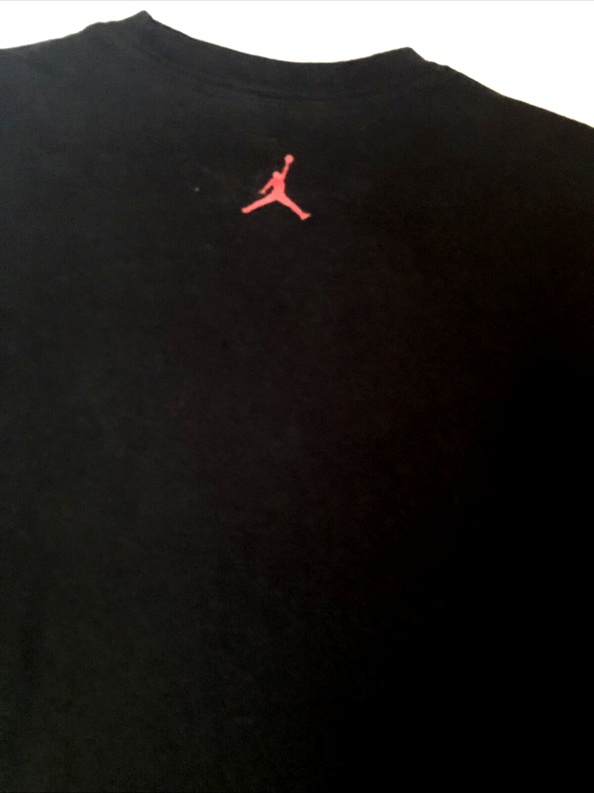 Nike Air T Shirt Mens Size Large Brooklyn Black Red Short Sleeve Shirt