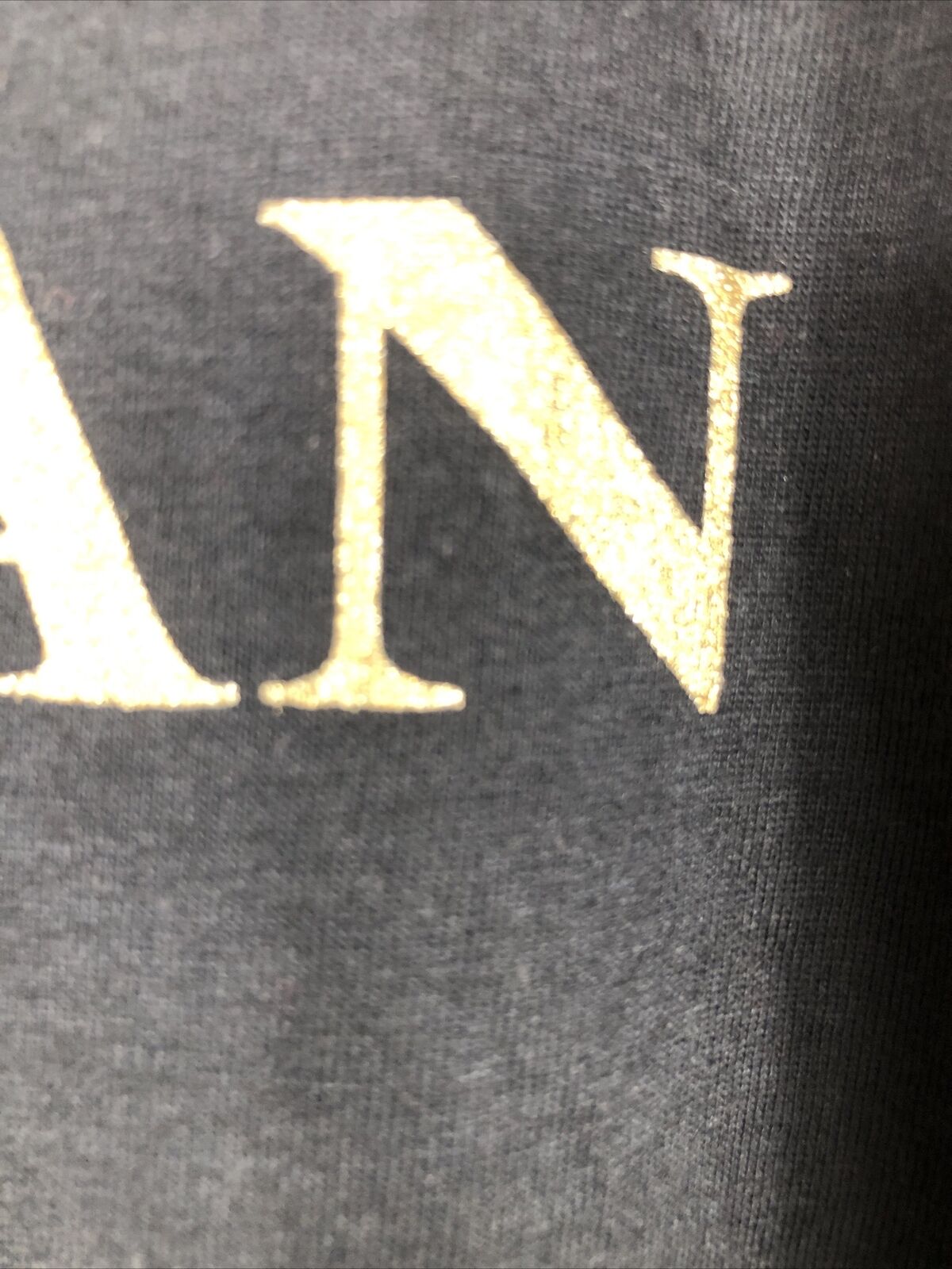Air Jordan, Mens Size X-LARGE , Gold Lettering Detail