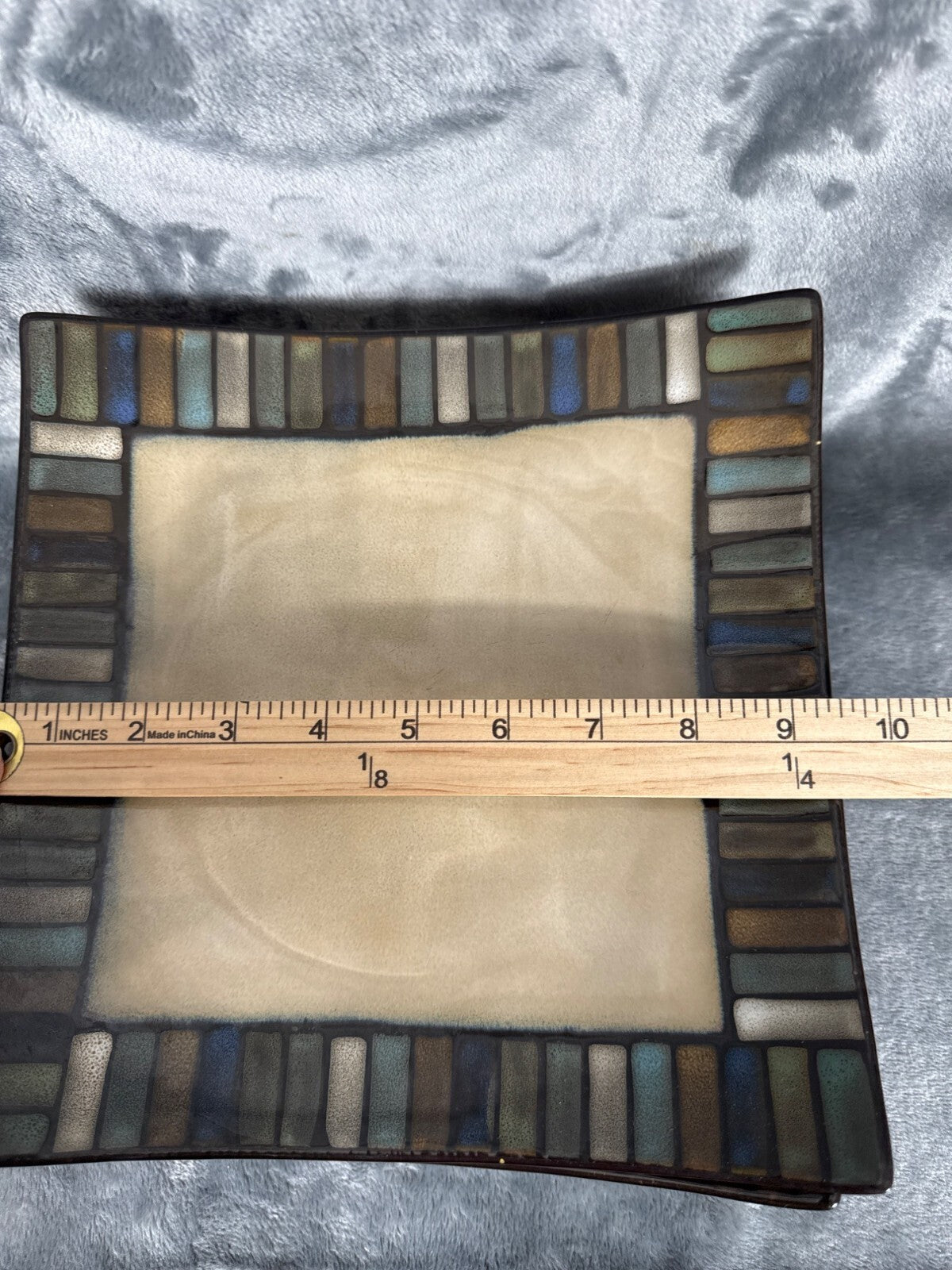 Sonoma Home 4 Mosiac Square Accent Replacement Luncheon Plates