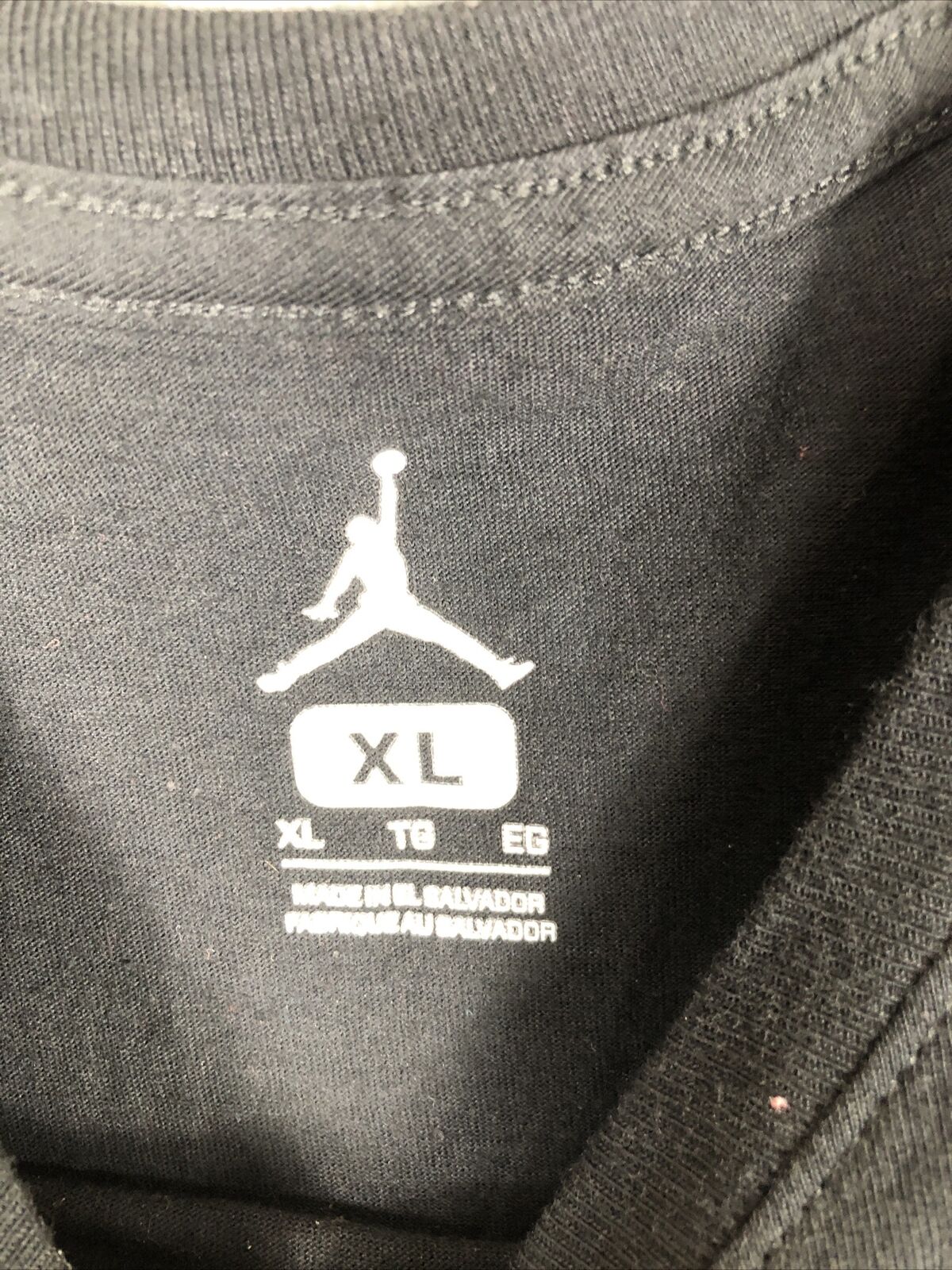 Air Jordan, Mens Size X-LARGE , Gold Lettering Detail