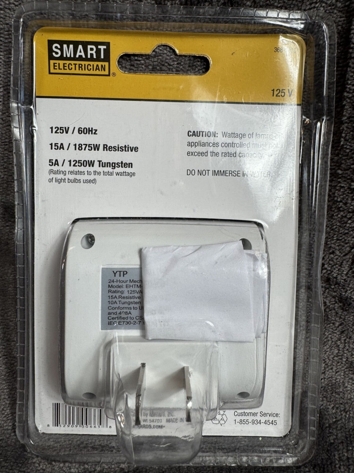 Mechanical 24 Hr Timer Indoor Plug-In By Smart Electrician