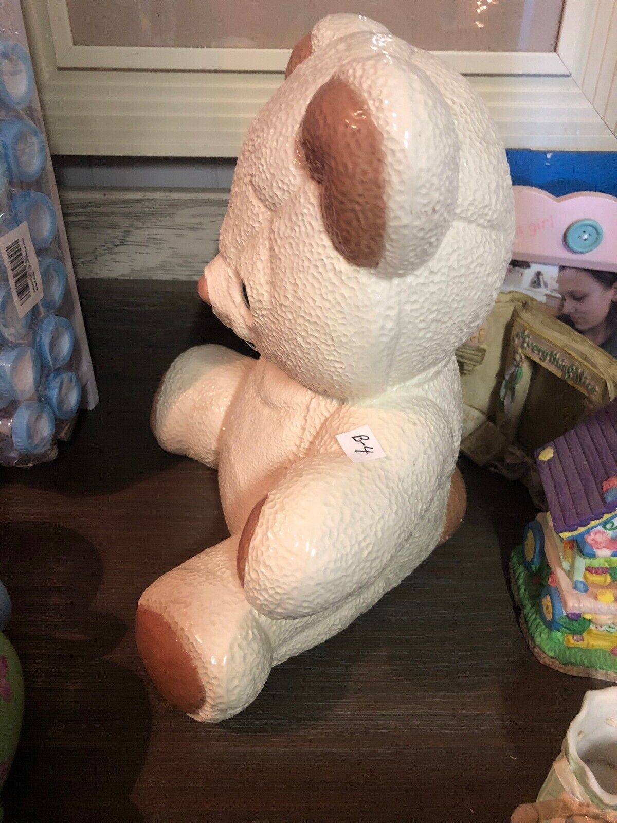 Ceramic Teddy Bear Figurine