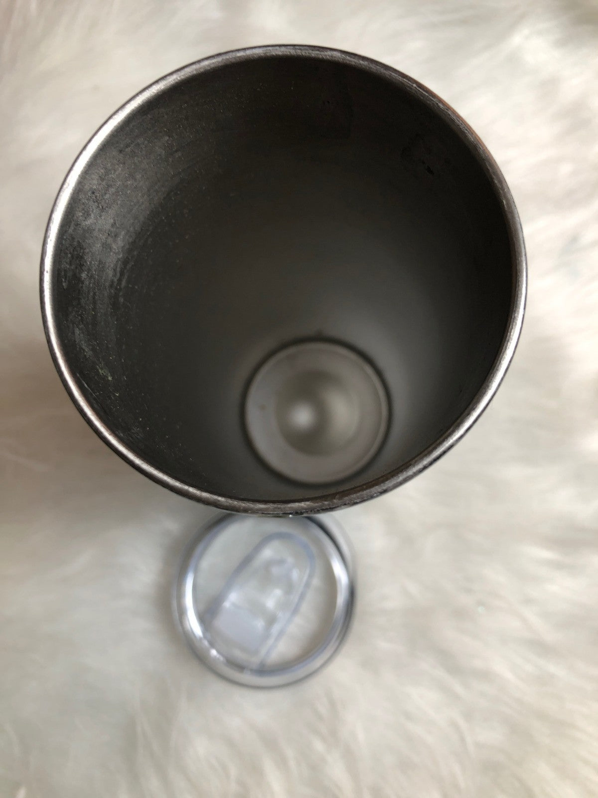 "Slay The Day!" Glitter Tumbler With Cosmic Design