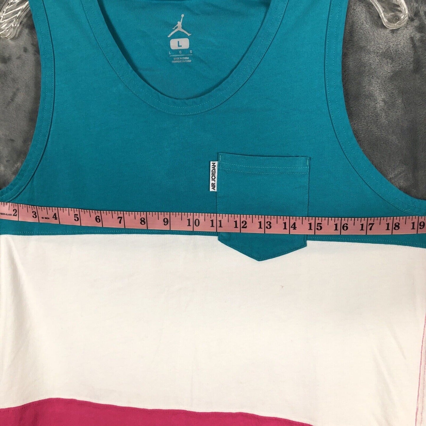 Air Jordan, Mens Size L , Color Block Tank