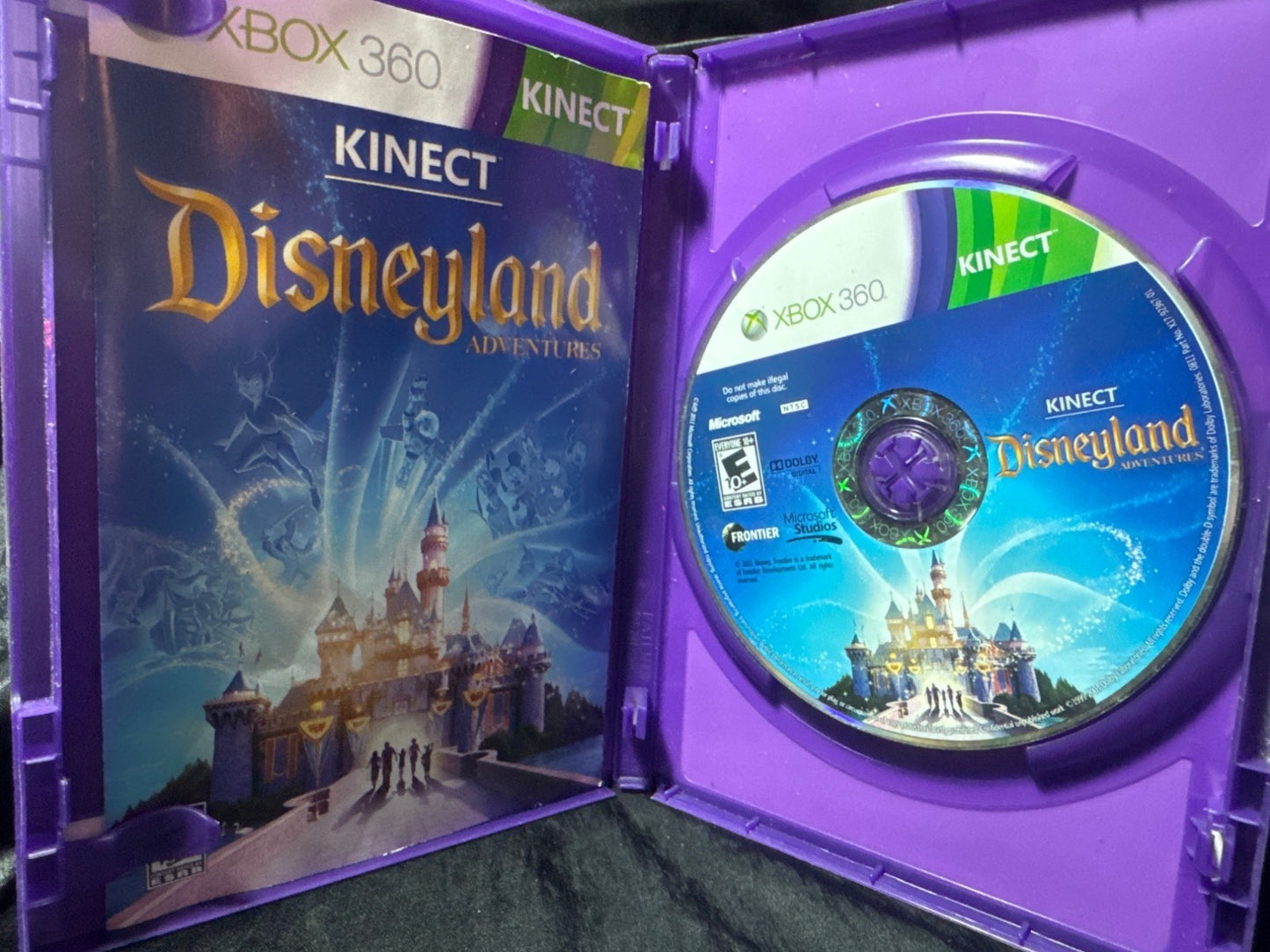 Kinect Disneyland Adventures Xbox 360 Video Game Complete In Case