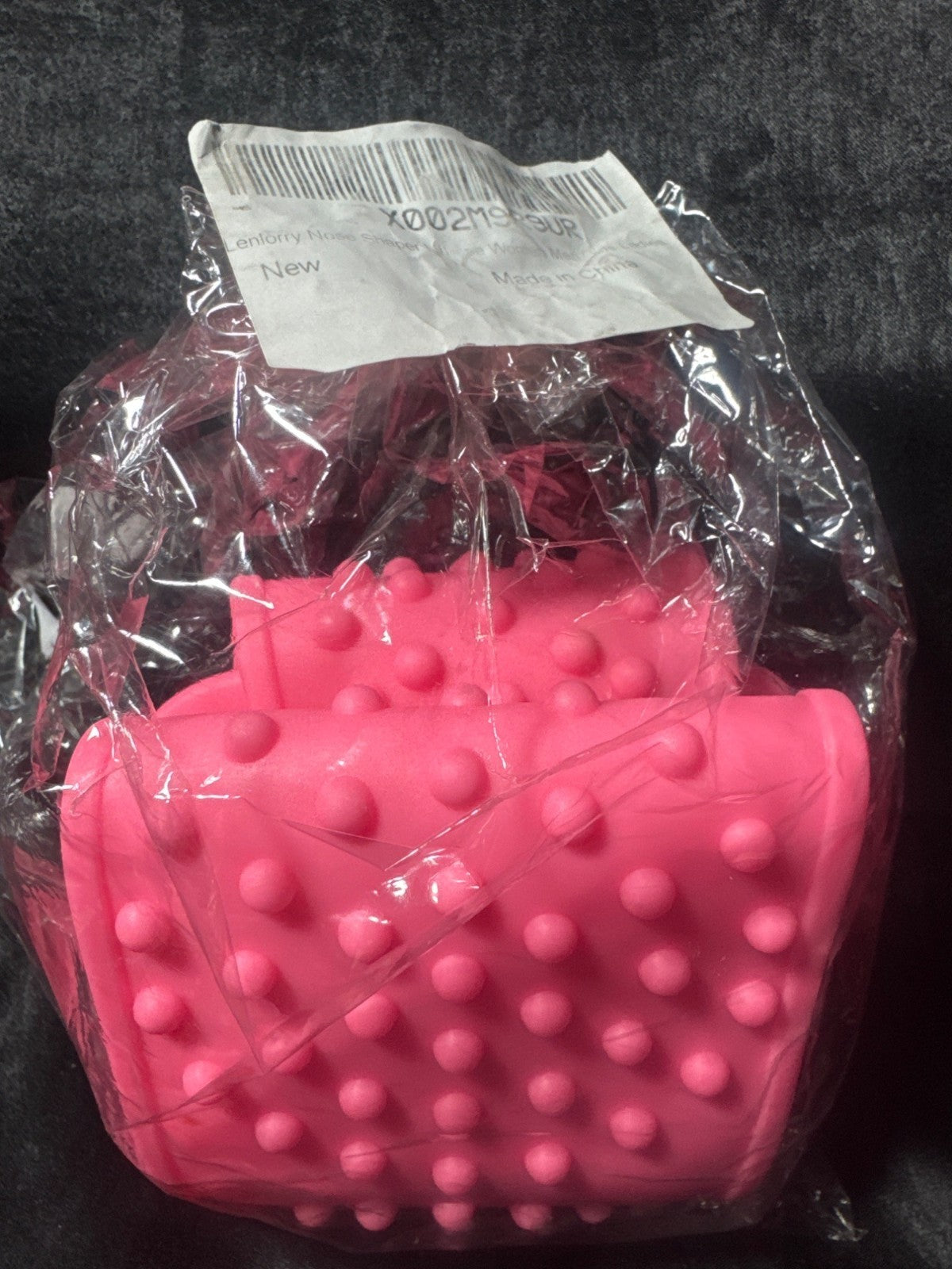 Silicone Massage Bath Brush Body Scrubber Pink