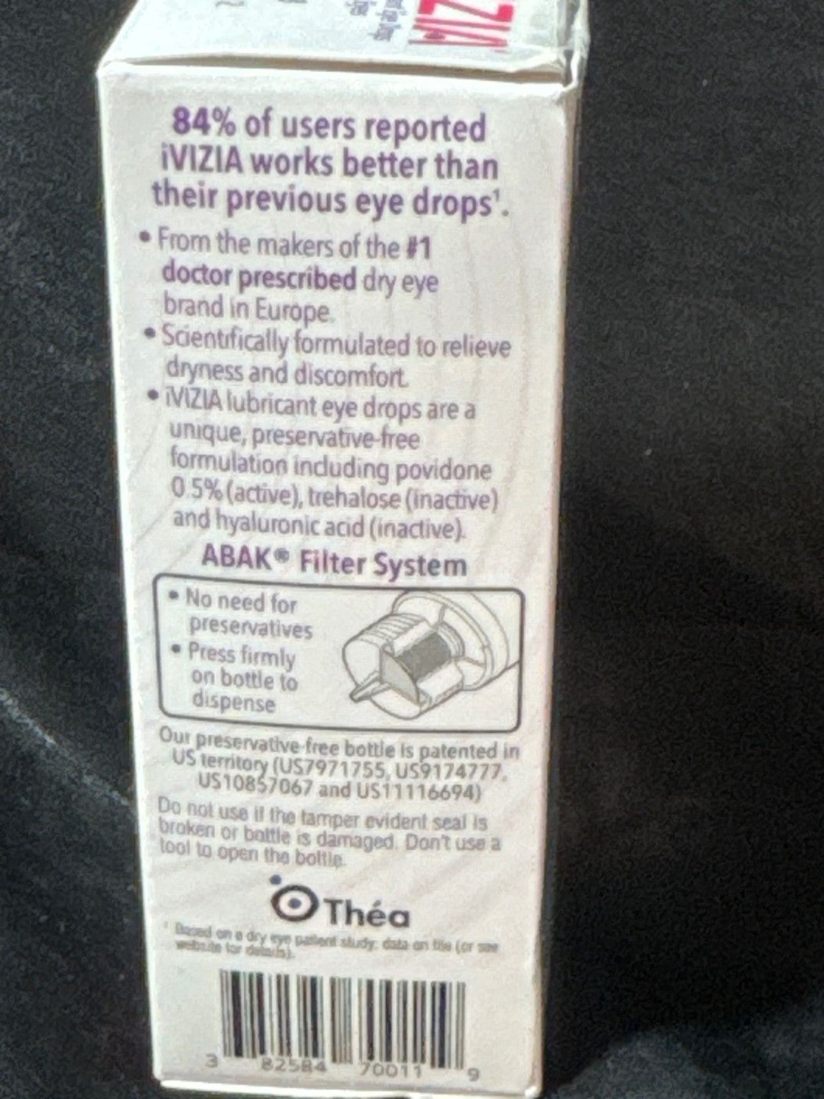 Ivizia Sterile Lubricant Eye Drops For Dry Eyes 10ml Up To 8 Hours Of Relief
