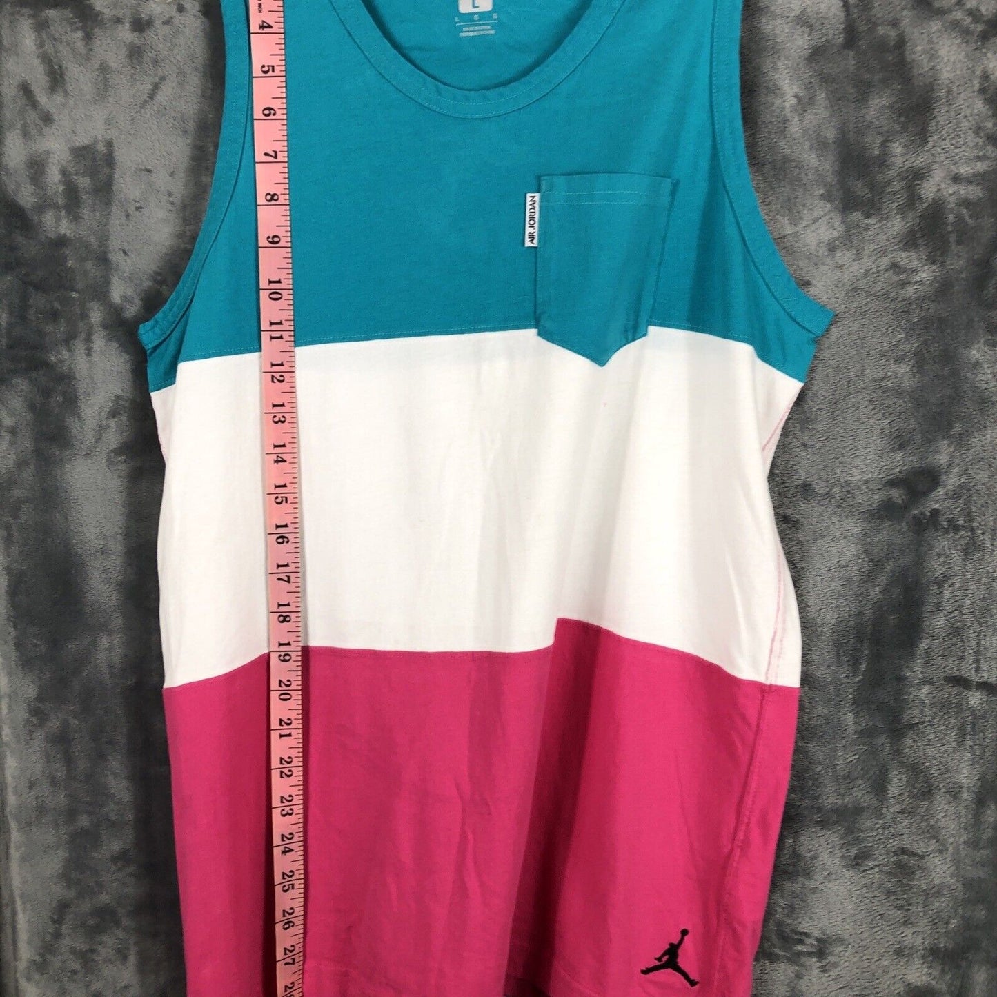 Air Jordan, Mens Size L , Color Block Tank