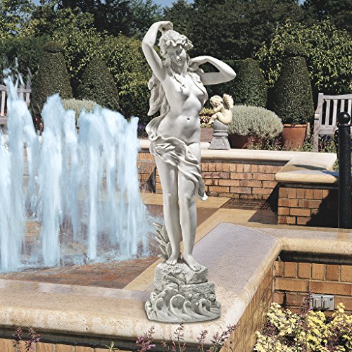 Design Toscano KY47019 Spring Awakening Classic Woman Indoor/Outdoor Garden Statue, 40 Inch Tall, Handcast Polyresin, Antique Stone Finish