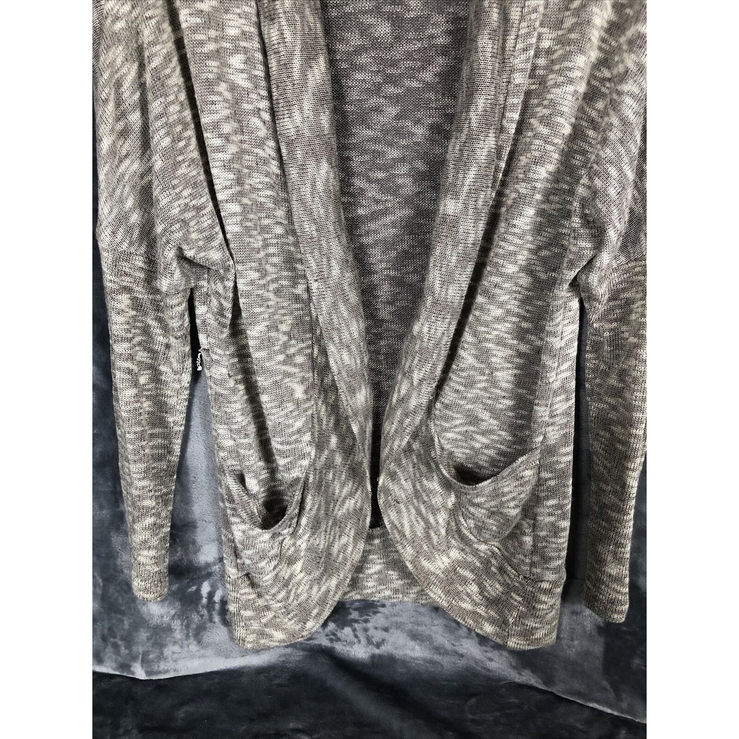 Motherhood Maternity Sweater Open Front Size Small Pockets Long Sleeves