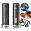 USB Rechargeable Electric Salt & Pepper Grinder – Adjustable for Salt, Pepper, Grains & Beans