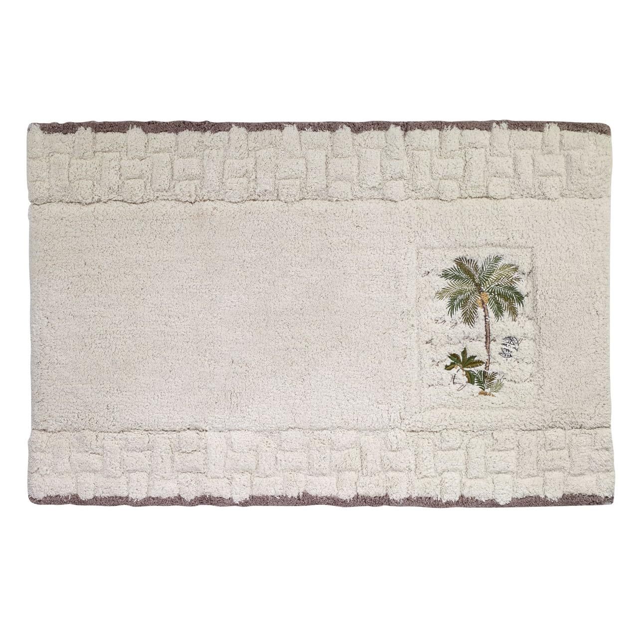 Avanti Linens - Bathroom Accessories Set, Tropical Inspired Shower & Bathroom Decor (Colony Palm Collection)