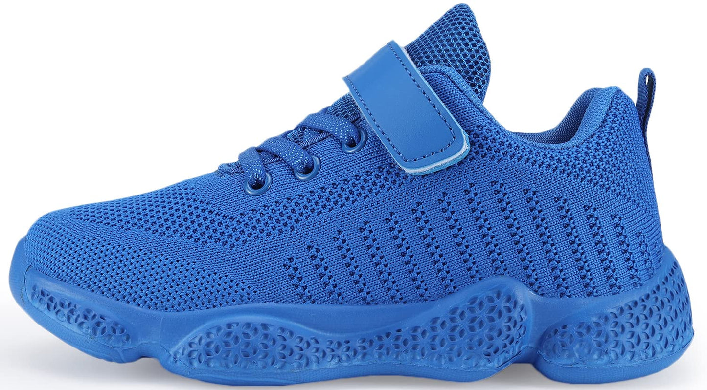 Santiro Blue Toddler Tennis Shoes Girls Boys Fashion Lightweight Running Sneakers Size 7 M US