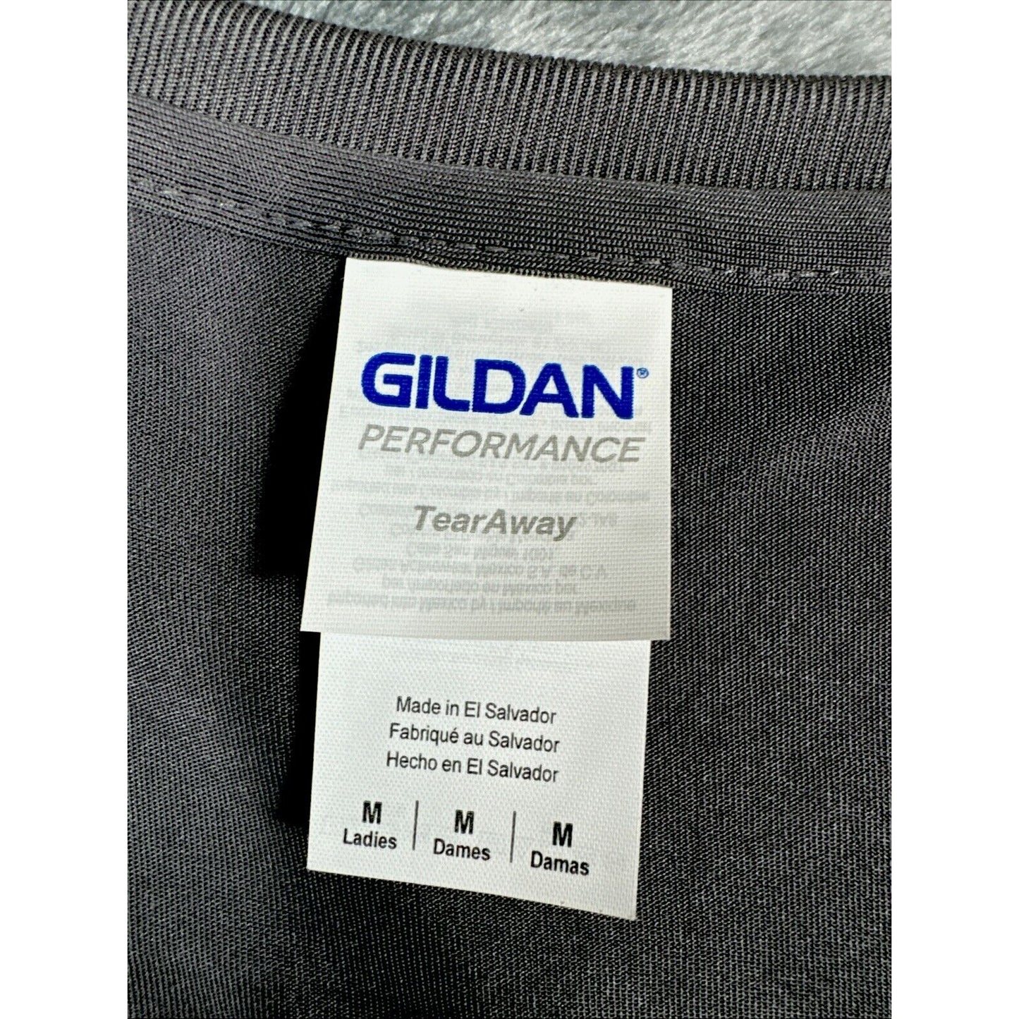 Glidan Woman’s Biker “A Way Of Life” T-Shirt Gray Size Adult Medium Shirt