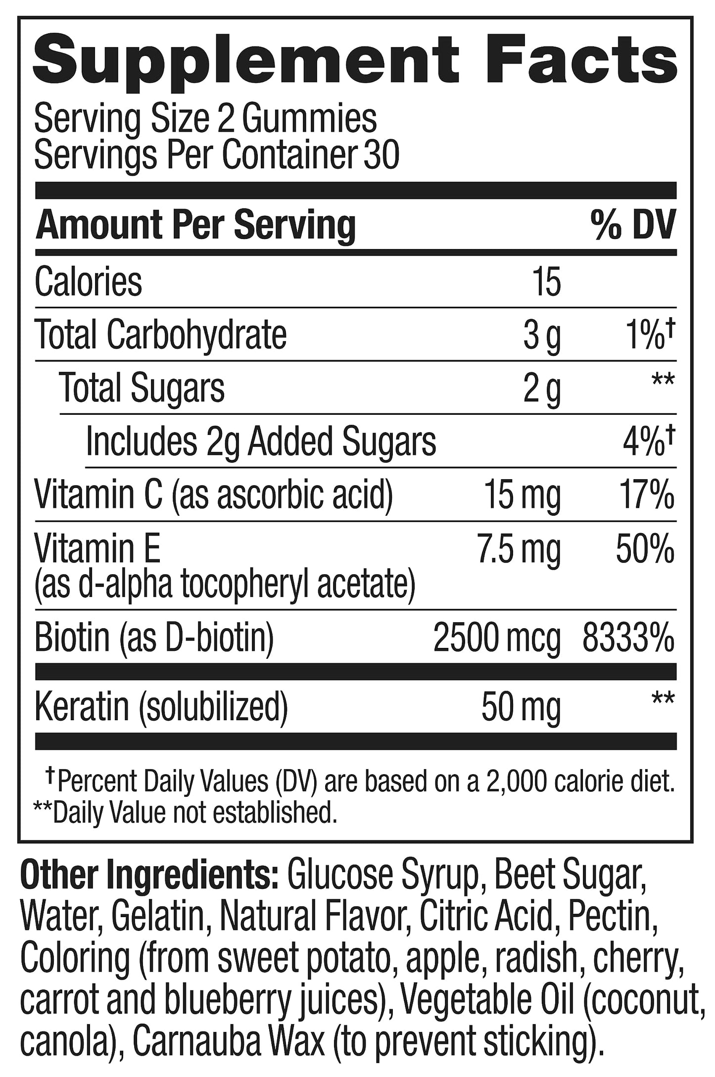 OLLY Undeniable Beauty Gummy, For Hair, Skin, Nails, Biotin, Vitamin C, Keratin, Chewable Supplement, Grapefruit, 30 Day Supply - 60 Count