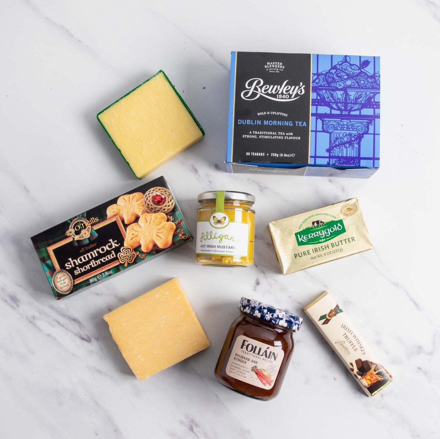 igourmet Irish Classics Gourmet Gift Basket - Ireland's Finest Cheeses And Flavors - Deluxe Irish Gift Basket