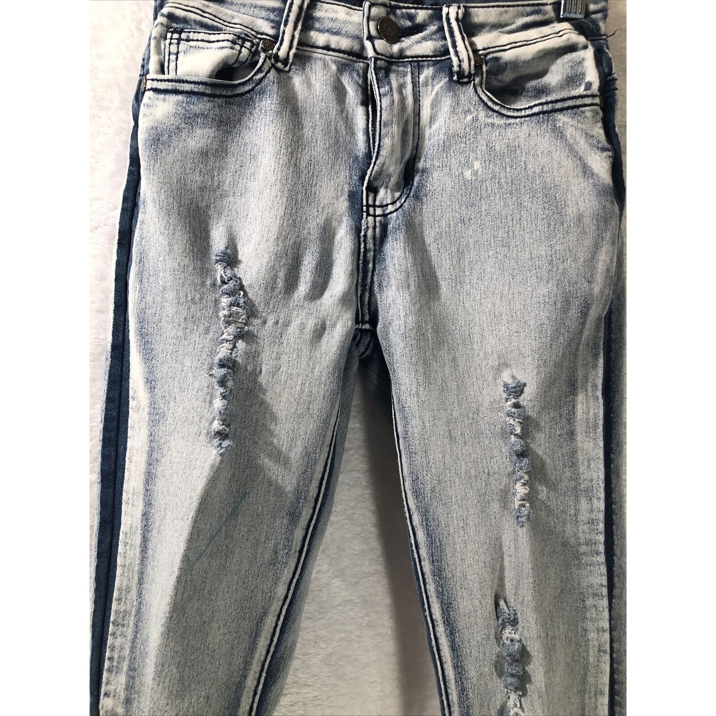Bamboo Jeans Distressed Girls 1/2