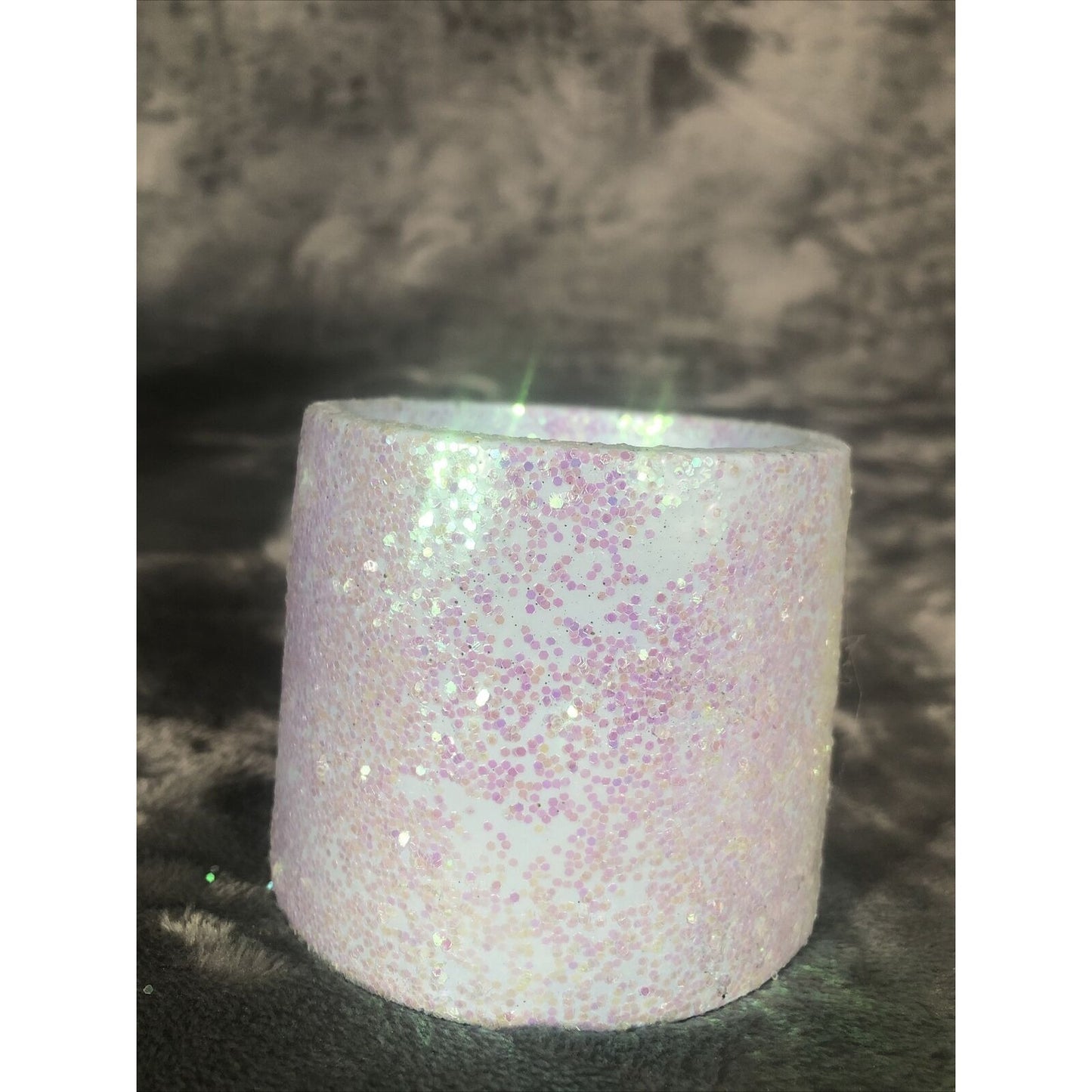Soy Wax Candle Sugar Cookie 8 Oz Custom Hand Crafted Concrete Vessel